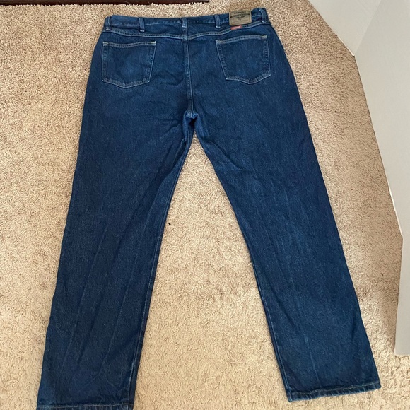 Wrangler 100% Cotton Pants Blue Jeans Size 44/32 - Picture 11 of 16